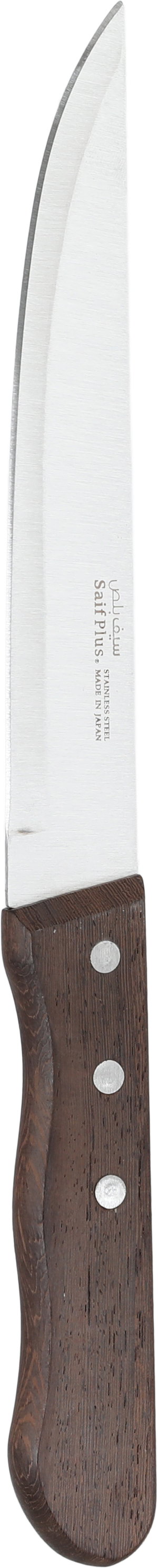 سكين مطبخ ستانلس ستيل السيف بلص، 8 بوصة، يد خشب - فضي product image 2