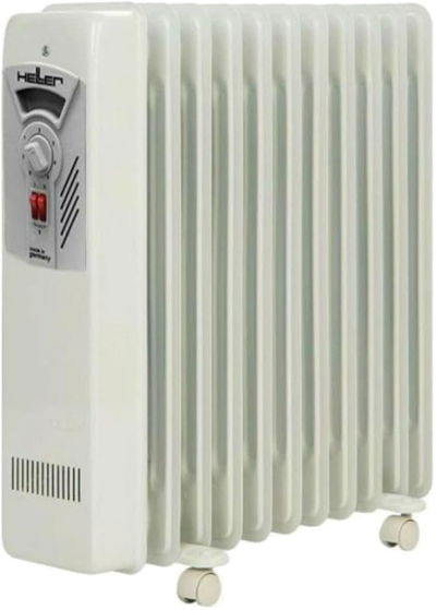 دفاية كهربائية هيلر الألمانية، 2000 واط، 11 اعمدة، كفاءة في استهلاك الطاقة،  تدفئة قوية مع ثرموستات، MAS2011 - أبيض product image 3