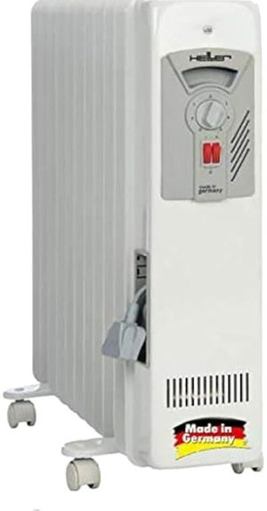 دفاية كهربائية هيلر الألمانية، 2000 واط، 11 اعمدة، كفاءة في استهلاك الطاقة، تدفئة قوية مع ثرموستات، MAS2011 - أبيض product image