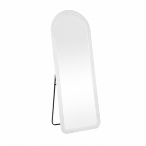 مراية ستاند زجاج، 160×60 سم، ستاند معدن - ابيض product image 2