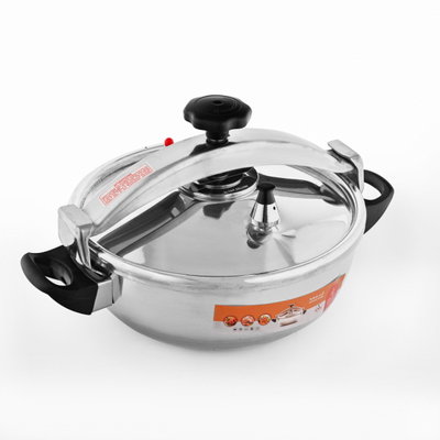 قدر ضغط بخاري ألومنيوم السيف غاليري، 7 لتر، سماكة 3 ملم - فضي product image 3