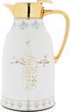 Al Saif GalleryTawoos thermos set, 1/1.3 liter, thermal glass inner container, steel outer shell - pearl product image 2