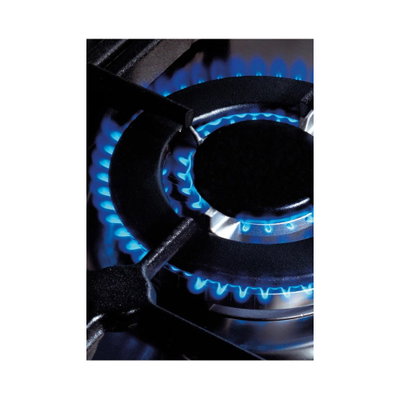 موقد بلت ان جليم غاز، 90 سم، 5 شعلات غاز، مفاتيح أمامية، حوامل زهر، GTD955HIX - فضي product image 8