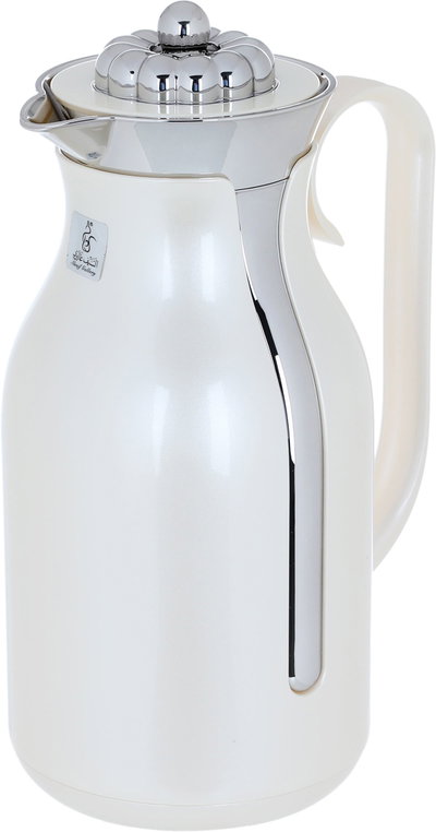 ترمس ريانة تايملس، 1 لتر، حافظة داخلية زجاج حراري - لؤلؤي product image 3