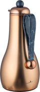 Al Saif Gallery Gheem Thermos Set, 2 Pieces, 1/1 Liter, Glass Inner Container, Blue Handle - Copper product image 4