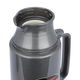 Rotpont glass thermos, 750 ml, plastic outer shell - dark grey product image 5