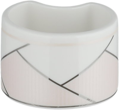 طقم تقديم سفرة بورسلان السيف غاليري، 166 قطعة، نقش فضي - أبيض وردي product image 9