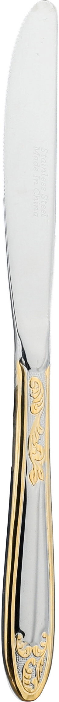 طقم شنطة ملاعق ستانلس استيل، 72 قطعة - فضي بذهبي product image 4