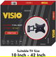 حامل تلفزيون حائط متحرك معدن فيسيو، 10-42 بوصة، VBM1042 - اسود product image 2