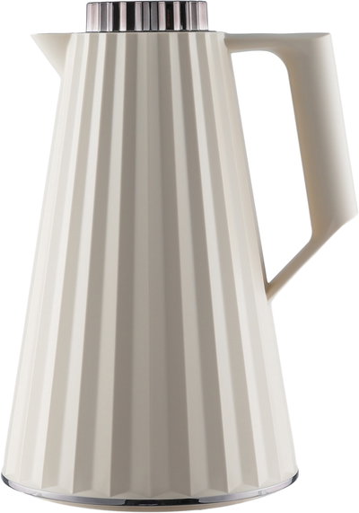 Elegance Figo Thermos, 1 liter, glass inner container, nickel lid - Beige product image 2
