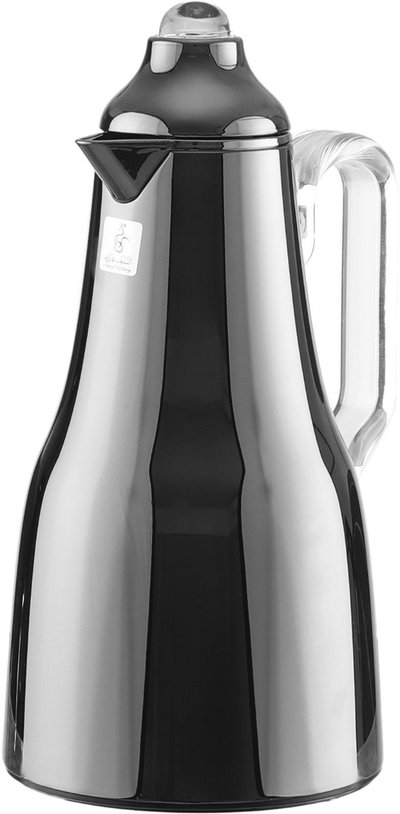 Al Saif Gallery Abq Thermos Set, 1/0.7 Liter, Glass Inner Material, 3 Pieces, Tufriya, Transparent Handle - Black Transparent product image 5