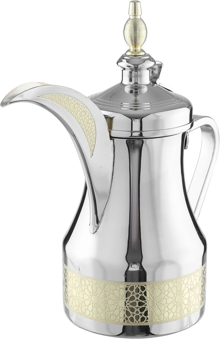 دلة قهوة استيل السيف غاليري، 900 مل، نقش اسلامي - فضي product image 3