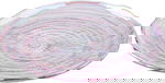 Alsaif Gallery Glass Dessert Serving Platter, 23.5x23.5x2.5 cm - Clear Blue product image 2
