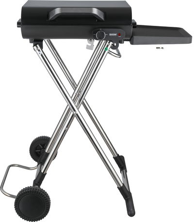 Edison RO928-K Stainless Steel Portable Electric Grill, 1830-2180 Watts, Stand, Wheels, 240°C - Black Silver product image 6