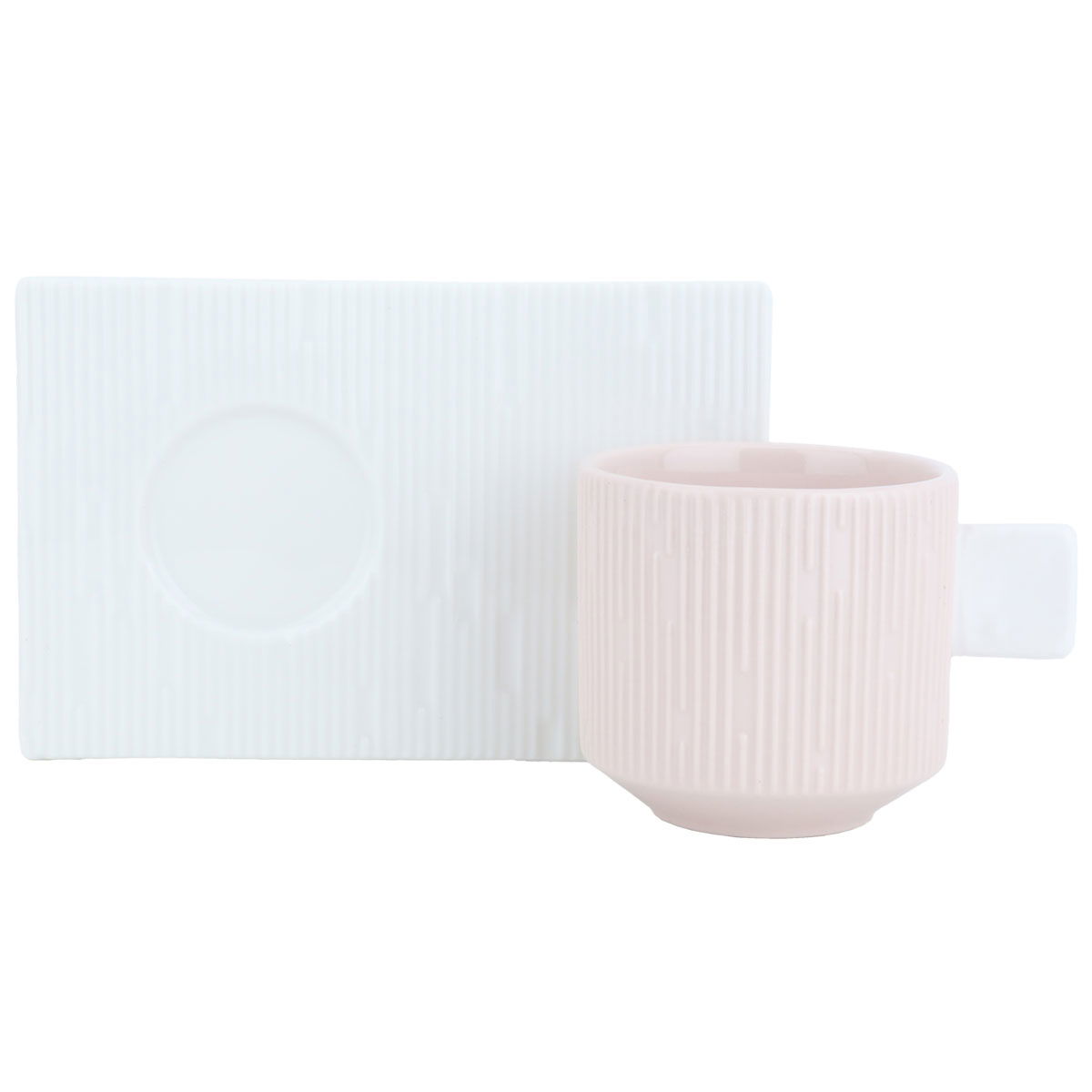 Al Saif Gallery Ceramic Turkish Coffee Cups Set, 12 Pieces - Pink product image 1