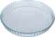 صينية طهي زجاج بايركس، 31×31×4 سم، دائري - شفاف product image 1