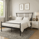 سرير مودرن حديد، 35×90×190 سم - أسود product image 1