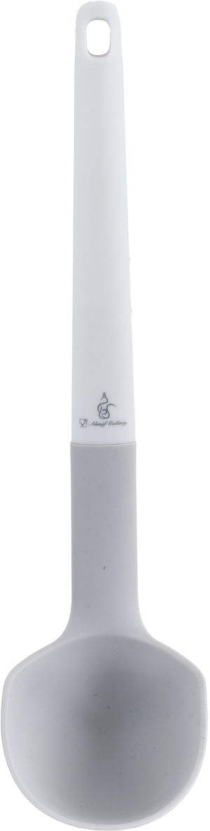ملعقة تقليب طعام سيليكون السيف غاليري، 33×8 سم - رمادي فاتح product image