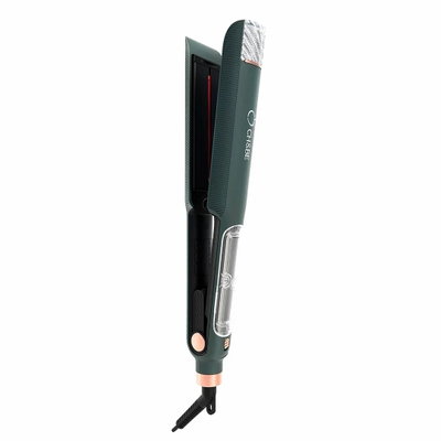 Cherry & Berry Steam Hair Straightener and Curler, 5 Heat Levels, Digital Display, CB-S03 - Gray product image 2