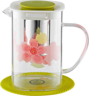 طقم جاك مع اكواب زجاج السيف غاليري، 5 قطع - شفاف وردي product image 2