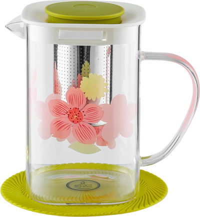 طقم جاك مع اكواب زجاج السيف غاليري، 5 قطع - شفاف وردي product image 2