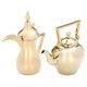 Sulaiman Steel Al Saif Gallery Dallah and kettle Set, 2/1.41 litres, 2 pieces - Gold product image 2