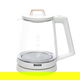 غلاية كهربائية إديسون، 1.7 لتر، 2150 واط، زجاجية - أبيض شفاف product image 1