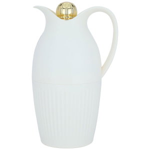 Everest Ramira Pro Thermos, 1.3 L, gilded, thermal glass inner shell, plastic outer shell - white product image