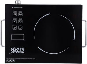 موقد سطح كهربائي ويننج ستار، 1 عين، 2000 واط، تحكم بالمس، ST-9671 - اسود product image 2