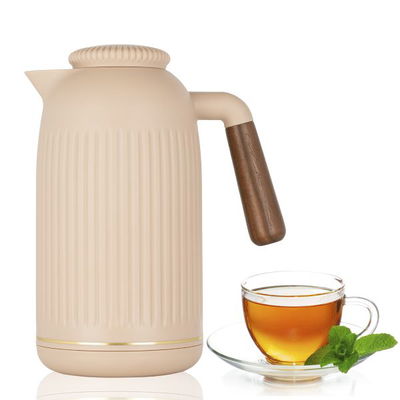 Timeless Jayda thermos, 1 liter, with wooden handle - brown product image 1