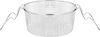 Hacshever Lavilla Granite Frying Pan, Steel Handle, Glass Lid, Basket, 24x13 cm - Grey product image 5