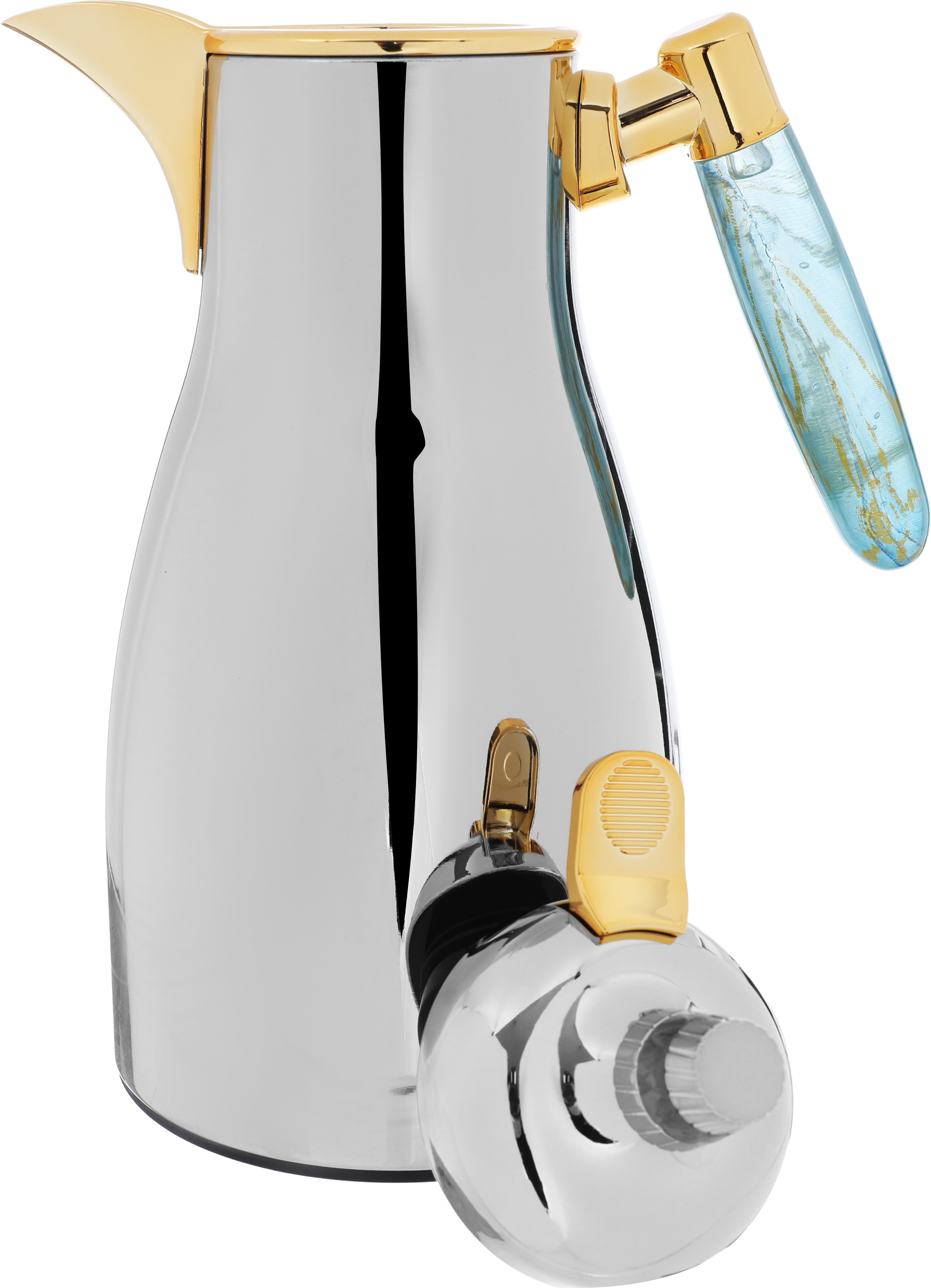 Al Saif Gallery Maimouna Steel thermos Set, 2 Pieces, 1 Liter - Silver product image 3