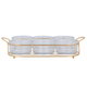 Rwad Alailah Glass Bowl Set, 6 Pieces With Stand - Multicolor product image 2