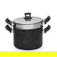 قدر سباجيتي جرانيت مزدوج هاشيفر، 26 سم - رمادي غامق product image 1