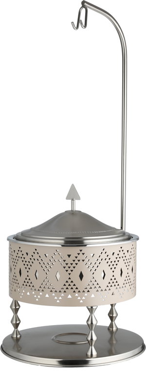 سخان طعام هندي ستانلس استيل السيف غاليري، 3 لتر، قاعدة، معلاق - فضي بيج product image 2