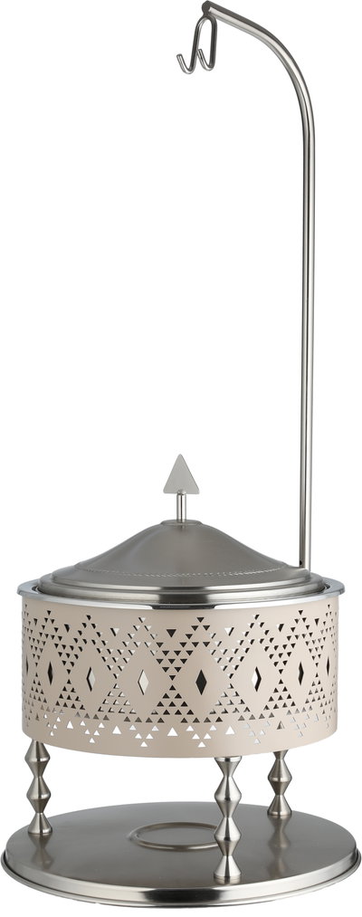 سخان طعام هندي ستانلس استيل السيف غاليري، 3 لتر، قاعدة، معلاق - فضي بيج product image 2