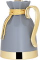 ترمس بلقيس إفرست، 1 لتر، حافظة داخلية زجاج حراري، ضغاط - رمادي غامق product image 3