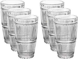 طقم كاسات زجاج السيف غاليري، 6 قطع، مقاس كبير- شفاف product image