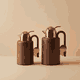 Al Saif Gallery Ikram Thermos Set, 2 Pieces, 1/1.5 Liter, Interior Material: Glass - Dark Wooden product image 8