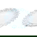 طقم عشاء بورسلان منقوش السيف غاليري، 24 قطعة - أبيض product image 9