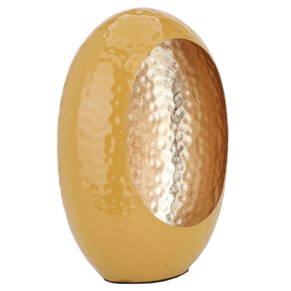 Andalusian Eye Steel Masterpiece Lantern, 28 x 18 x 12 cm - Gold product image