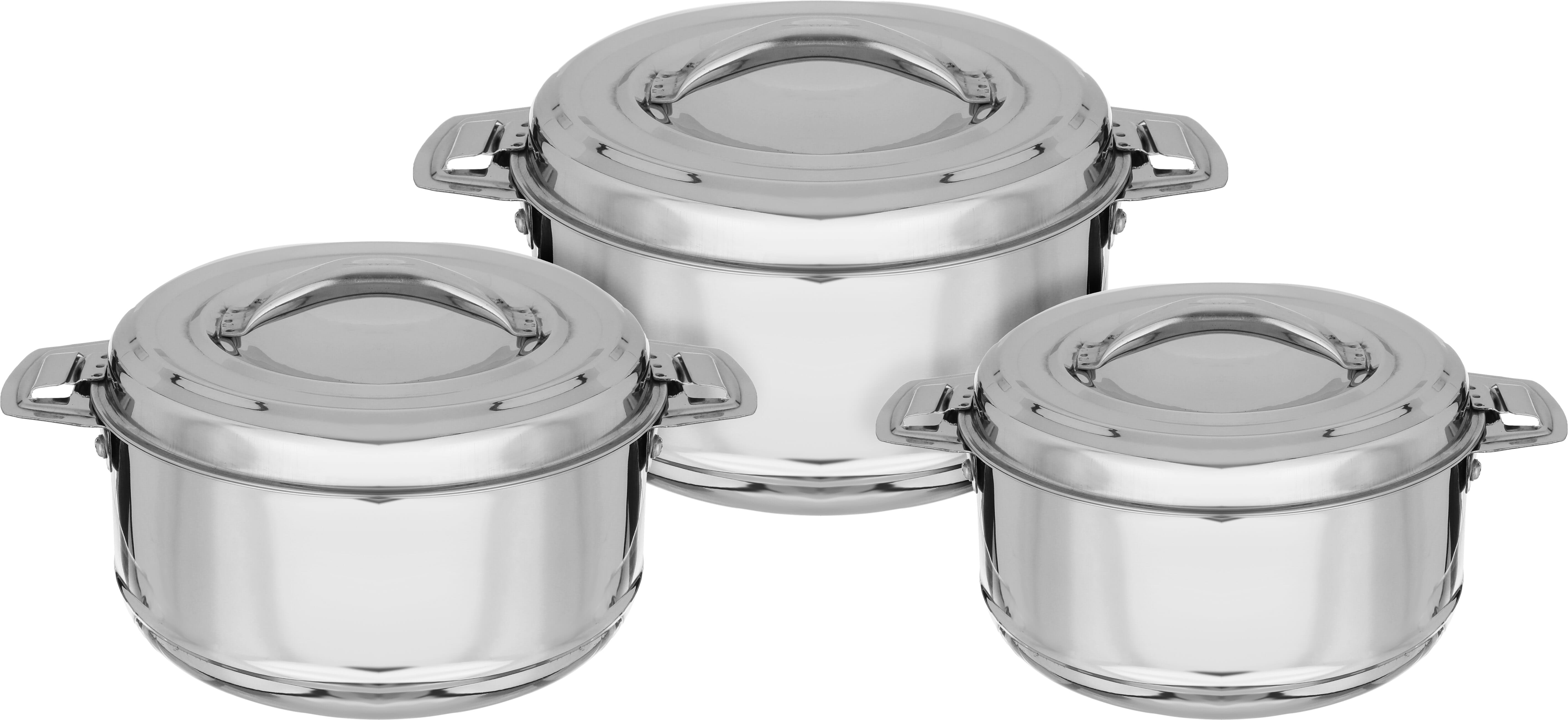 طقم حافظات طعام استيل السيف غاليري، 3 قطع - فضي product image