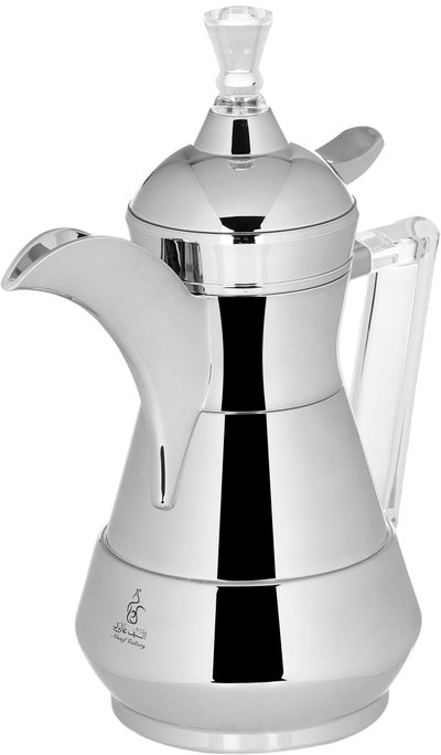 AlSaif Gallery Suleiman 2 Thermos, 0.35 L, Inner Glass, Outer Stainless Steel - Silver product image 4