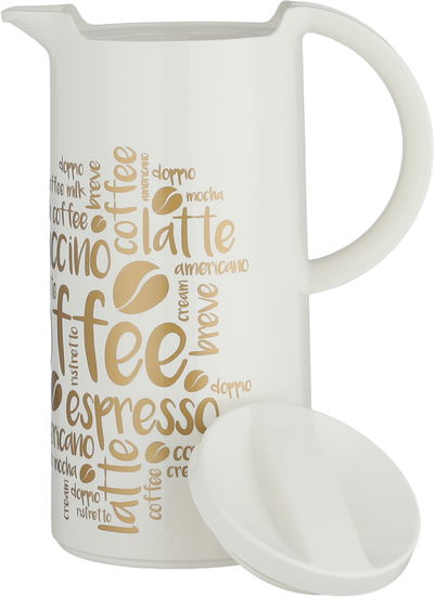 ترمس الماني هليوز، 1 لتر،حافظة داخلية زجاج - كريمي ذهبي product image 4