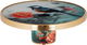 Al Saif Gallery porcelain cake serving stand, 30.5x30.5x24.3 cm, round, bird pattern, with clear cover - colored product image 2
