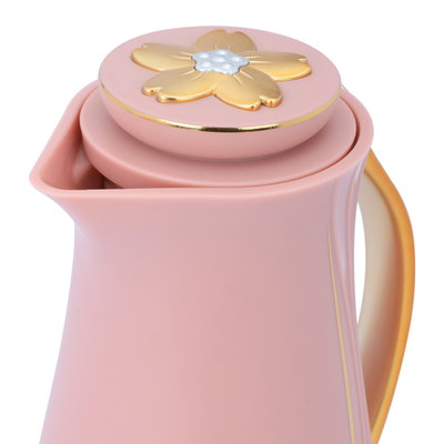 ترمس رودينا جلوري، 1 لتر، حافظة داخلية زجاج - وردي product image 4