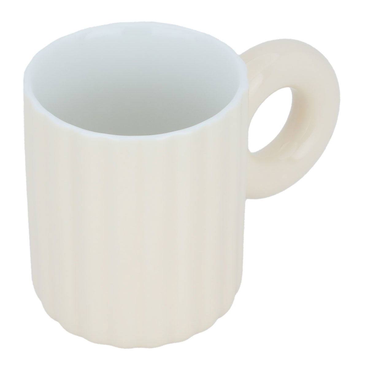 Al Saif Gallery Mug with Porcelain Round Handle, 400 ml - Beige product image 2