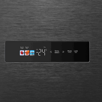 Midea MDRS791MYU46D No-Frost Refrigerator, 569 Liters, 20.1 Cubic Feet, 2 Doors, Wi-Fi - Silver product image 6
