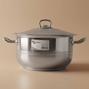 قدر استيل السيف غاليري، 14×24 سم، ايدي جانبية - فضي product image