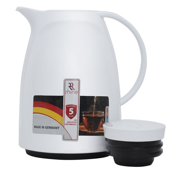 Alrhine Marcotec thermos, 600 ml, glass inner container, plastic outer shell - white product image 2
